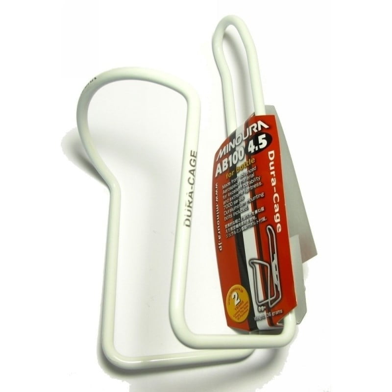 Minoura Ab100-4.5Mm Anodized Alloy Cage White