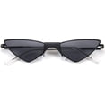 thumbnail image 1 of FEISEDY Petites Lunettes de Soleil Oeil de Chat Femmes PUNK Fête Métal ROCK Lunettes Couleur Bonbon B2721, 1 of 5