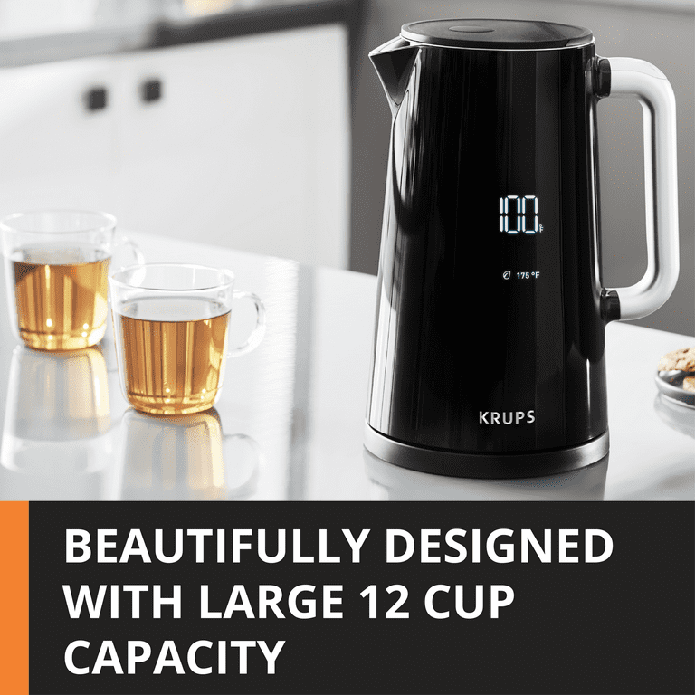 Kettle With Large Digital Screen and Tea Temperature Selection 1.7 L 12 Cup  BW802852 