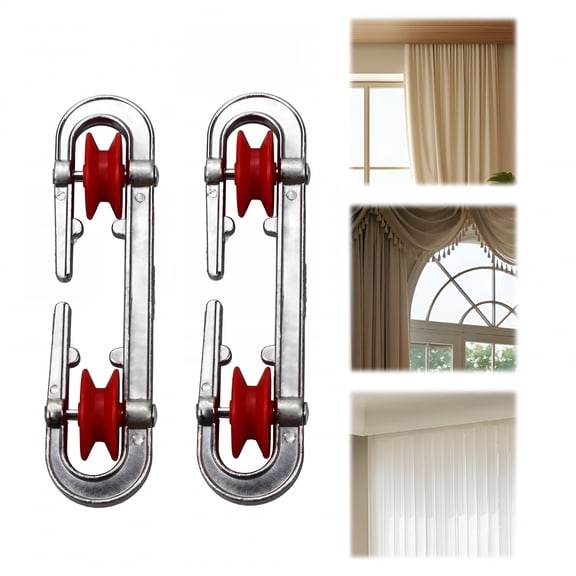 XIBUFE 2026 New Clothesline Tightener Plastic Aluminum Clothesline Pulley Prevents Tangling and Twisting Clotheslines S-Shaped Clothes Line Tensioners for Long Clothesline and Heavy Duty