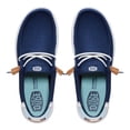 thumbnail image 3 of HEYDUDE Mens Wally Craft Linen Slip-On Loafers Navy Blazer/Multi, 11, 3 of 6