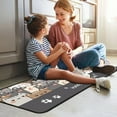 thumbnail image 2 of Cat Rugs and Mats Kitchen Floor Mats for in Front of Sink, Anti Fatigue Floor Mat for Kitchen, Padded Kitchen Mats for Standing and Kitchen Matt for Standing for Kitchen Decor 17"X30"+17"X47", 2 of 6