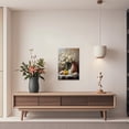 thumbnail image 4 of ZHONGYUTONG Farmhouse Daisy Wall Art Rustic Floral Canvas Prints Vintage Country Flower Pictures for Kitchen Bathroom Wall Decor Framed (24.00" x 36.00"), 4 of 5