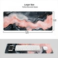 thumbnail image 3 of Marble Desk Pad Mouse Pad Abstract Fluid Pink and Black XL Mouse Pad Large Mousepad Extended Laptop Keyboard Mat Gaming Desk Pad Mouse Mat 31.5"x11.8" Office Computer Keyboard Laptop Home, 3 of 6