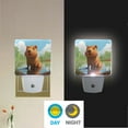 thumbnail image 5 of Capybara in Water LED Night Light with Smart Sensor Plug Into Wall Dusk to Dawn 2 packs, 5 of 7