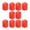 Red, variant on Essential Billiard Accessory Cue Bottom Cover Drop Resistant Protections Pad