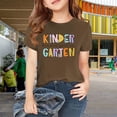 thumbnail image 2 of LWNYDPLSD White Tshirt Toddler Girls Shirt Sweat Shirt White Tee Shirt Girls Size 10-12 Clothes 5 Year Old Girl Clothes for Teen Girls 12-14 Trendy, Coffee 6-7 Years, 2 of 7