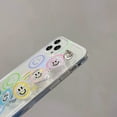 thumbnail image 4 of Funda transparente para teléfono con diseño de dibujos animados, compatible con iPhone 13 Pro Max con cadena, funda protectora de cristal Pretty Kawaii Smile para iPhone 13 Pro Max de 6,7 pulgadas Rojo Verde, 4 of 5