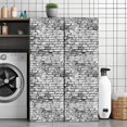 thumbnail image 3 of Peel and Stick Wallpaper Contact Paper Whitewashed White Brick Photographic Design 3D Effect Realistic Rustic Self Adhesive and Removable 24in x 118in, 3 of 8