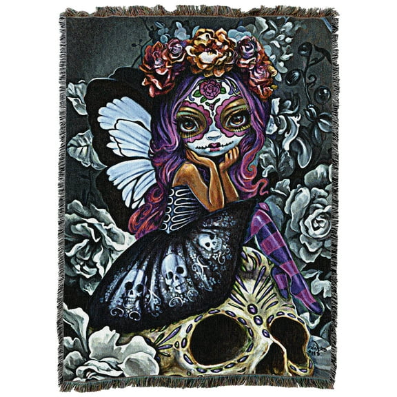 Pure Country Weavers Soulful Spritis Large Tapestry Throw Woven from Cotton - Made in The USA (72x54)