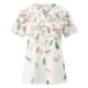 thumbnail image 5 of ICHUANYI Clearance Women Printing Round-Neck Lace Hollow Out Short Sleeve Pullover Slimming Blouse T-shirt Tops(Khaki, XXL) ICHUANYI WER2023081015955, 5 of 5