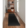 thumbnail image 2 of Linon Home Decor Linon Flokati Heavy Black Runner Area Rug - 2' x 8', 2 of 5