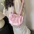 thumbnail image 3 of Bolso Cubo para Mujer PU Con Lazo Axila Gran Capacidad Fiesta Y, 3 of 9