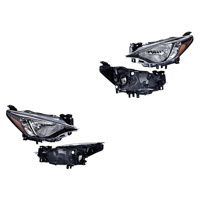 Par de Faros Yaris 2016 A 2019 Toyota DEPO .