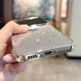 thumbnail image 6 of Compatible with Samsung Galaxy S21 FE Plating Cute Heart Phone Case,Gradient Glitter Bling Clear S21 fe Case Women Full Camera Lens Protection Soft Shockproof Bumper Cover (Deep Purple), 6 of 8