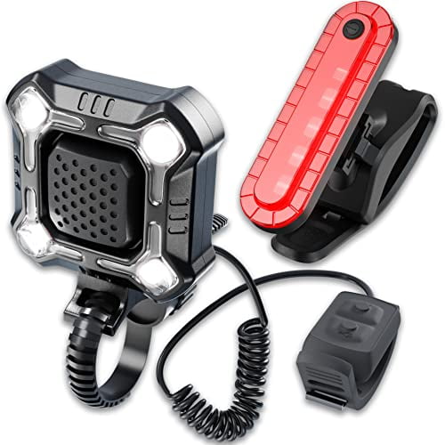 ZIREN 140dB HighTraffic Bike Horn & LED Light World's Loudest Electric