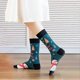 thumbnail image 4 of Calcetines de vestir coloridos para hombre, novedosos, divertidos, elegantes y con estampados funky, calcetines casuales y locos para hombre - Medias navideñas, 4 of 5