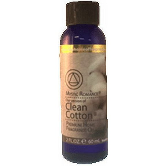 Mystic Romance Premium Home Fragrance oil scent: CLEAN COTTON 2FL.OZ 60ML