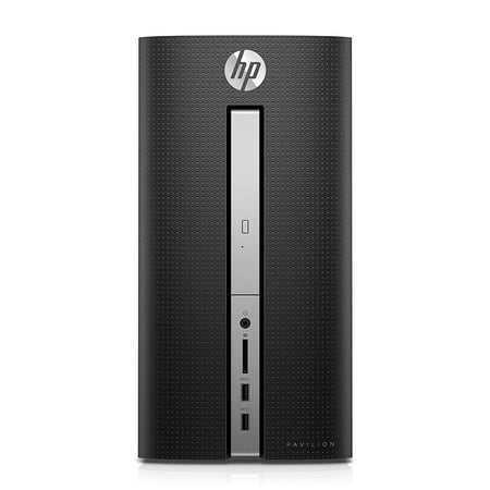 I3 Desktop Computer Deals HP - Pavilion Desktop - Intel Core i3 - 8GB Memory - 1TB Hard Drive + 128GB Solid State Drive - HP Finish In Twinkle Black PC Computer 570-P064 ()