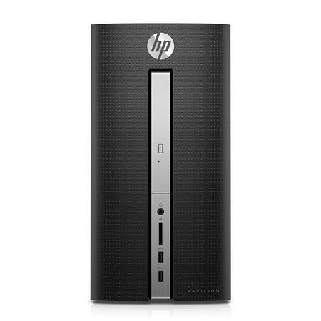 HP - Pavilion Desktop - Intel Core i3 - 8GB Memory - 1TB Hard Drive + 128GB Solid State Drive - HP Finish In Twinkle Black PC Computer (Best Solid State Drive For Desktop)