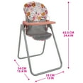 thumbnail image 2 of 509 Crew: Melange Flora - Foodie Doll Highchair - 5pc Feeding Accessories, Fits Dolls Up to 24", Tilting Seat, Foldable, Food Tray, Kids Toy, Ages 3+, 2 of 6