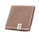 thumbnail image 3 of Toalla de algodón Hogar Cocina Baño Aseo Cara Lavado de manos Toalla con diseño de gofres 72x32cm, Marrón oscuro Jumpingount HA4795-03B, 3 of 6