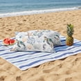 thumbnail image 4 of Ocean Turtle Outdoor Pillow Covers Pack of 2 Watercolor Summer Blue Green Coral Shell Sea Star Seahorse Waterproof Throw Pillow Covers Decorative Cushion Cases for Patio Garden Tent 20x12 inch, 4 of 9