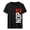 Black, variant on Women's Nop Kings Sign Vertical T-Shirt, Casual Crew Neck Printed Tee, Navy, XL