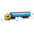 thumbnail image 3 of Inertial Container Trailer Truck Toys 1:64 Alloy Container Car Model Pull Back Car Toy for Gift Collection, 3 of 7