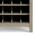 thumbnail image 5 of Simpli Home Avalon 12-Bottle SOLID WOOD 23-inch-Wide Contemporary High Storage Wine Rack Cabinet in Distressed Grey, 5 of 12