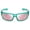 Turquoise | Rose Gold Mirror, variant on Wrap Around Polarized Sports Sunglasses for Men Women TR90 Frame Driving Running Fishing Sun Glasses