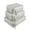 A001- Beige, variant on Packing Cubes Waterproof Nylon Foldable With Zipper 3-Piece Set Pink For Travel
