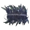 thumbnail image 2 of Gargantilla de plumas naturales BLESIY gótica para disfraz de graduación Negro, 2 of 7