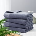 thumbnail image 2 of REGALWOVEN Hand Towel Set 27" x 54", Soft 100% Cotton 600 GSM Luxury Towels Slate Grey 4, 2 of 7
