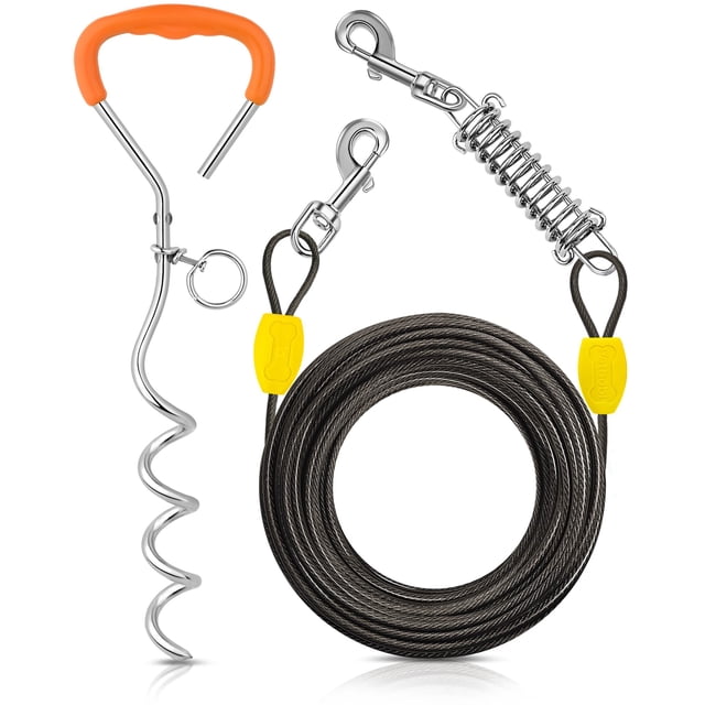 Cable de amarre para perros Petbobi, 15 cm, 15 m, resistente