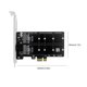 thumbnail image 4 of Tarjeta De Expansion Tarjeta convertidora M.2 NGFF B-Key a SATA3, tarjeta adaptadora SSD de doble disco, 6Gbps, 5 SATA, 4 of 8