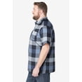 thumbnail image 4 of KingSize Men's Big & Tall Wrinkle-Resistant Short Sleeve Button Down, Printed, 4 of 6