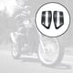 thumbnail image 4 of Cubiertas de motocicleta DYNWAVEMX 2 piezas izquierda y derecha para CMX 250C CA250 1995-2002 Panel de marco lateral, 4 of 8