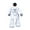 White, variant on Blue Gesture Sensor Dance Robot Blue Programmable Remote Control Educational Humanoid Robotics Toy