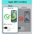 thumbnail image 2 of Lightning to HDMI Adapter, Digital AV Audio Dongle, 1080P Sync Screen Cable for iPhone, iPad, iPod to TV/Projector/Monitor, MFi Certified Video Converter, 2 of 7