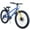 Blue, variant on 20-Inch Fat Tire Mountain Bike, Shimano 7-Speed, Dual Disc Brakes, Snow and Beach Bike - Blue