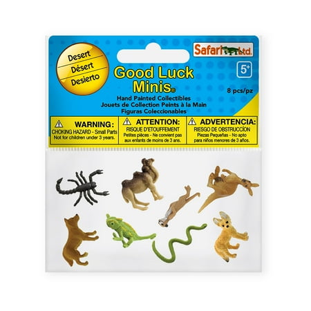 - Good Luck Minis Fun Pack Desert Safari Ltd Set Educational Kids Toy Figure