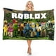 thumbnail image 1 of Roblox Virtual World Series, toalla de playa Rectangular con impresión Digital 3D, Toalla de baño sin arena, regalo creativo, 80x160CM, 1 of 4
