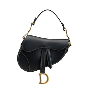 Pre-Owned Authenticated Dior Satchel Calf Black Women (Good)