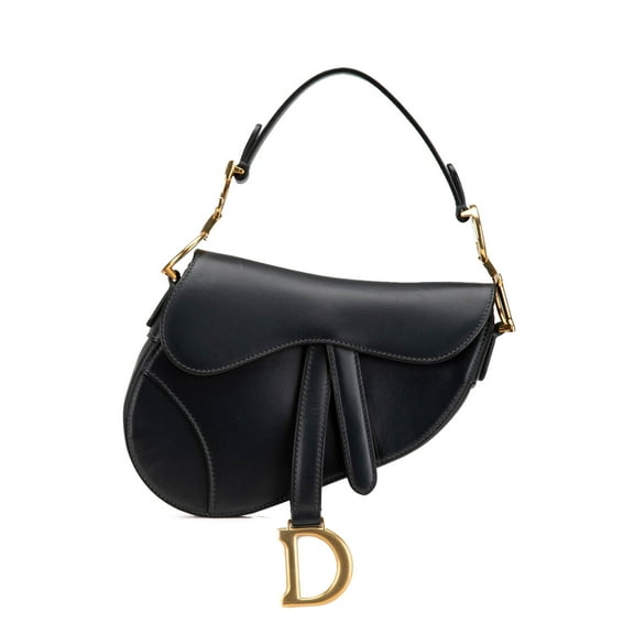 Pre-Owned Authenticated Dior Satchel Calf Black Women (Good)