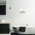 thumbnail image 2 of Stupell Relax Soak Unwind Bathtub Bubbles Typography Painting White Framed Art Print Wall Art, 2 of 7