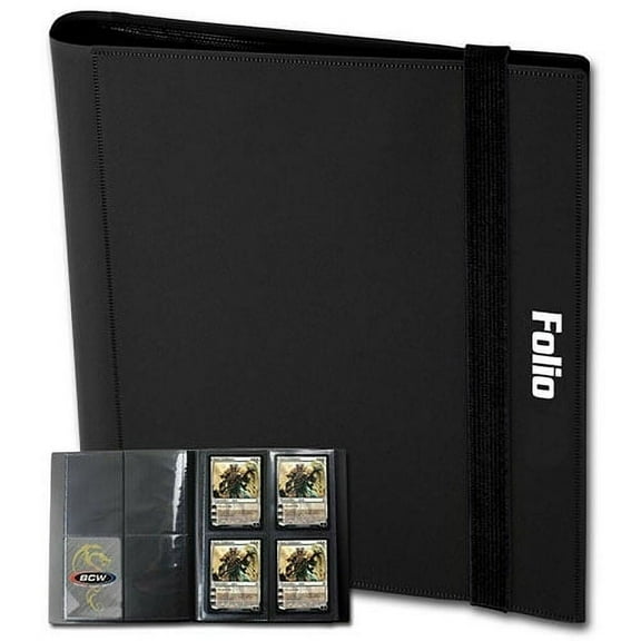 BCW Z-Folio 4-Pocket Album - Black