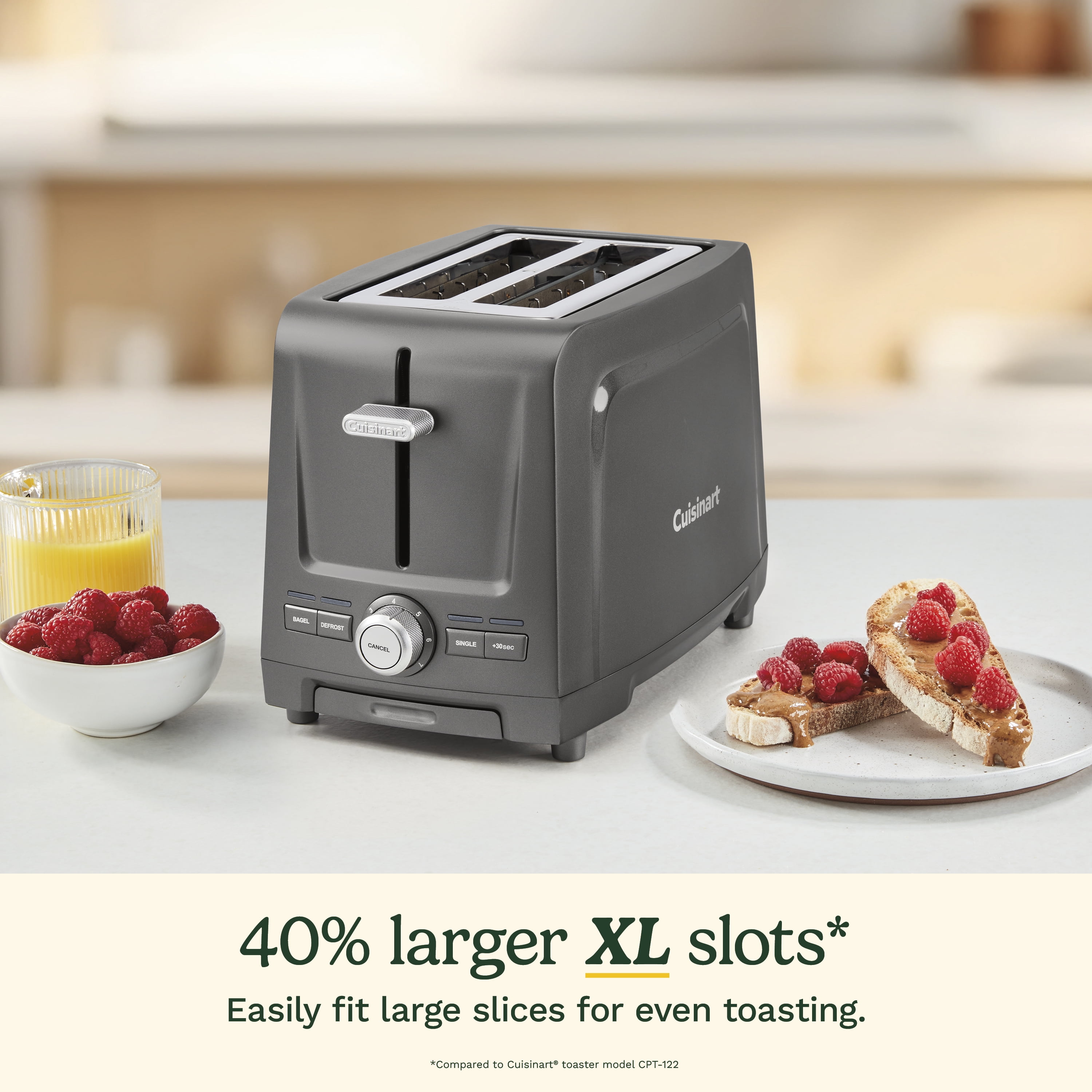 Cuisinart 2-Slice XL Slot Plastic Toaster