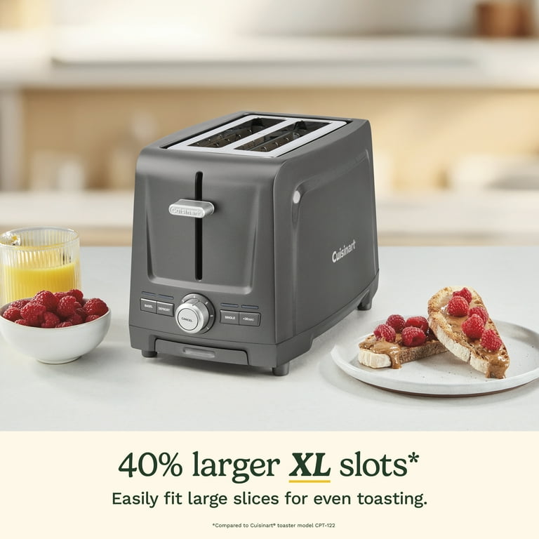 Cuisinart 2-Slice XL Slot Plastic Toaster - Walmart.com