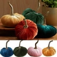 thumbnail image 4 of KCEHTA Velvet Pumpkins for Decorating, Velvet Pumpkin Decor, Handmade Artificial Harvest Pumpkins, Halloween Pumpkin Decorations, Rustic Home Decor for Thanksgiving Halloween Farmhouse Wedding, 4 of 7